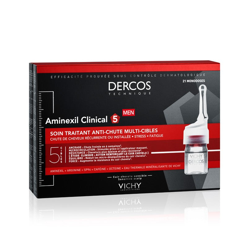 VICHY Dercos Aminexil Clinical 5 Hombre 21 Monodosis-1