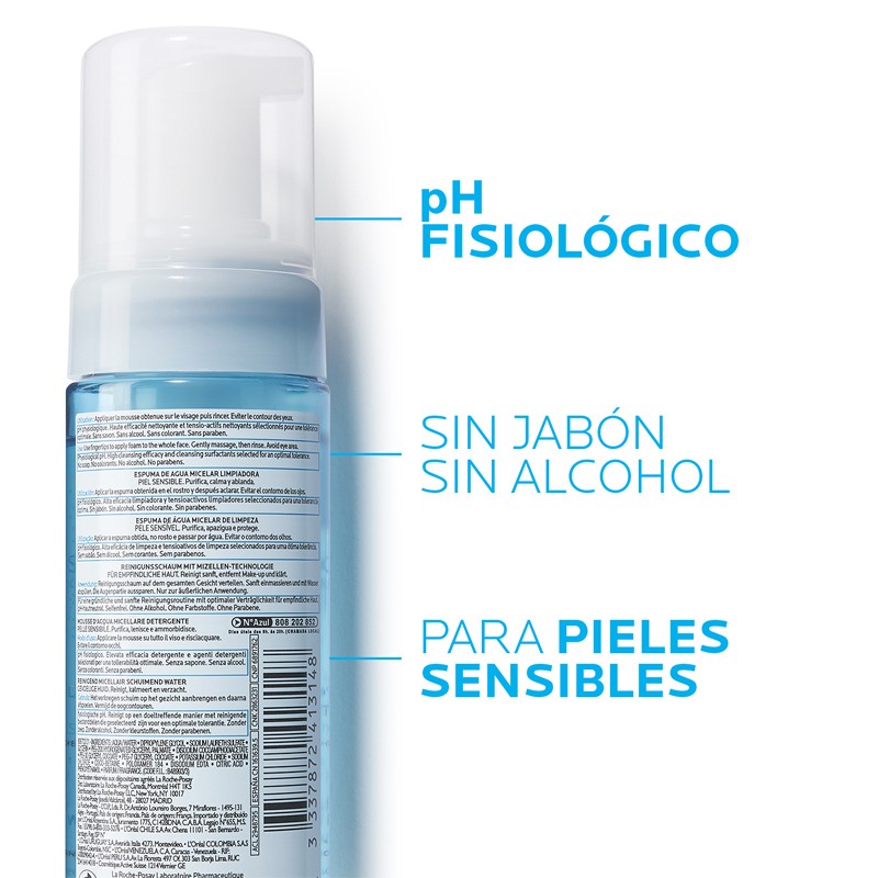 LA ROCHE POSAY Desmaquillante en Espuma Agua Micelar 150ml-2