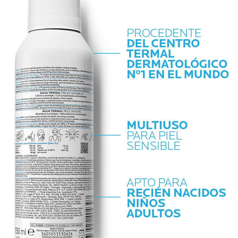 La Roche-Posay Agua Termal en Spray Pieles Sensibles 300ml-4