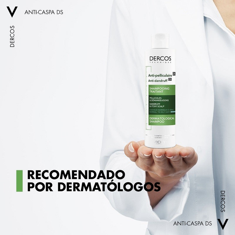 VICHY Dercos Anticaspa Cabello Normal-Graso 200ml Precio Oferta-9