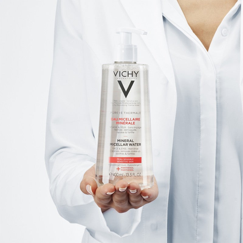 VICHY Agua Micelar Mineral piel Sensible Pureté Thermale 400ml-3