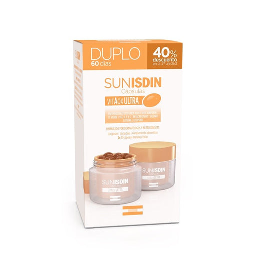 SunISDIN DUPLO Gélules 2x30 Comprimés