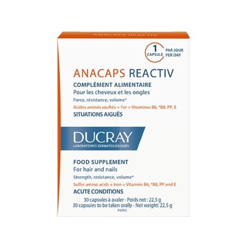 Ducray Anacaps Reactiv Caps Nc 30 Cápsulas