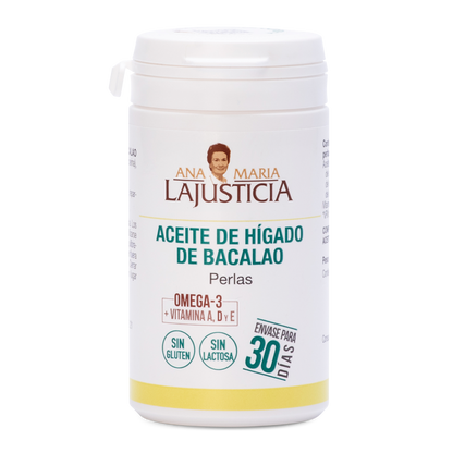 Ana María Lajusticia Aceite de Hígado de Bacalao 90 Perlas