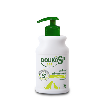 Douxo S3 Seb Shampoo pour Animaux Liquide 200ml