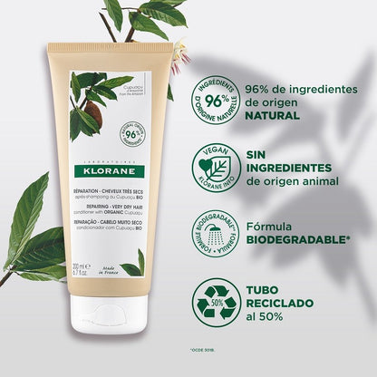 KLORANE Acondicionador al Cupuaçu BIO Cabello Muy Seco 200ml-2