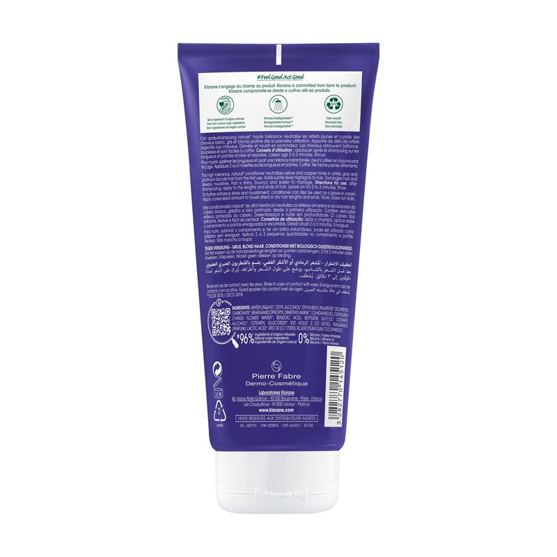 KLORANE Acondicionador a la Centaurea Pelo Rubio y Gris 200 ml-2