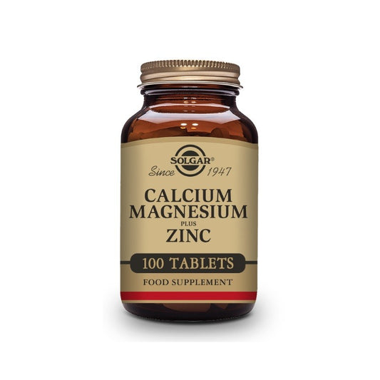 SOLGAR Calcium et Magnésium avec Zinc 100 comprimés