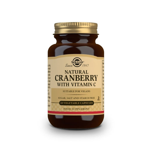 SOLGAR Arándano Rojo y Vitamina C 60 Cápsulas-1