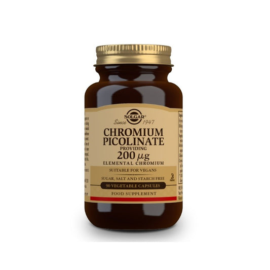 SOLGAR Picolinato de Cromo 200 mg 90 Cápsulas-1