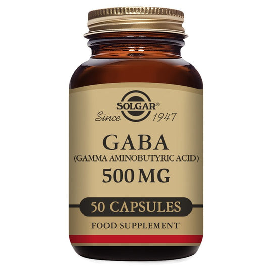 SOLGAR Gaba 500 mg 50 cápsulas-1