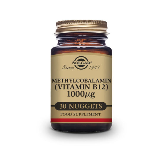 SOLGAR Vitamina B12 Metilcobalamina 30 comprimidos masticables-1