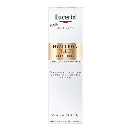 EUCERIN Hyaluron Filler +Elasticity Contorno de Ojos FPS20 (15ml)-1