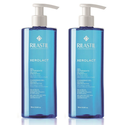 RILASTIL Xerolact Gel Limpiador 2x1 (2x750ml)-1