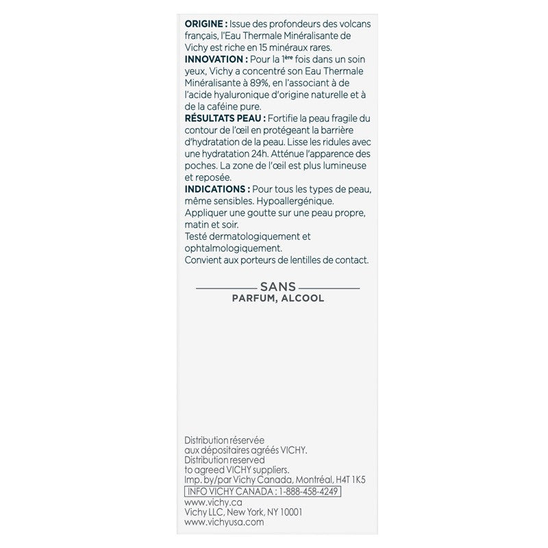 Vichy Mineral 89 Contorno de Ojos 15ML-12