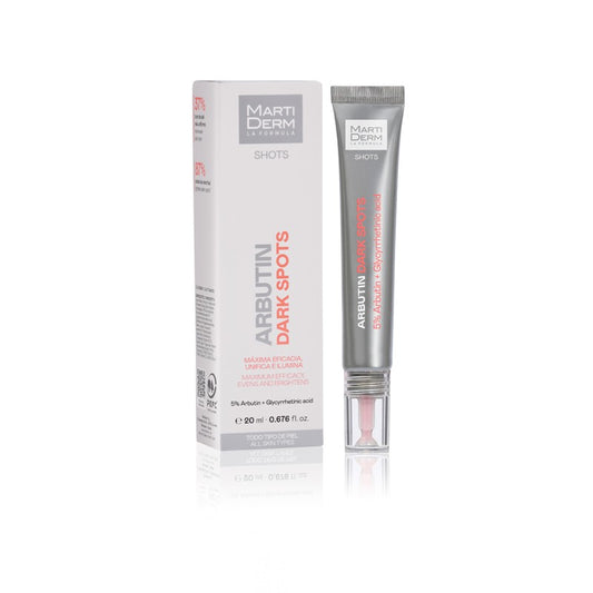 MartiDerm Shots Arbutin anti manchas con Enoxolona 20 ml-1