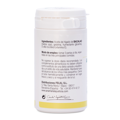 Ana María Lajusticia Aceite de Hígado de Bacalao 90 Perlas