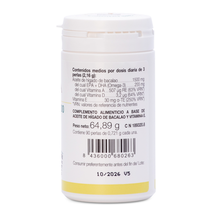 Ana María Lajusticia Aceite de Hígado de Bacalao 90 Perlas