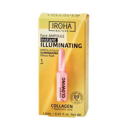 IROHA NATURE Ampolla Facial Iluminadora Efecto Flash-1
