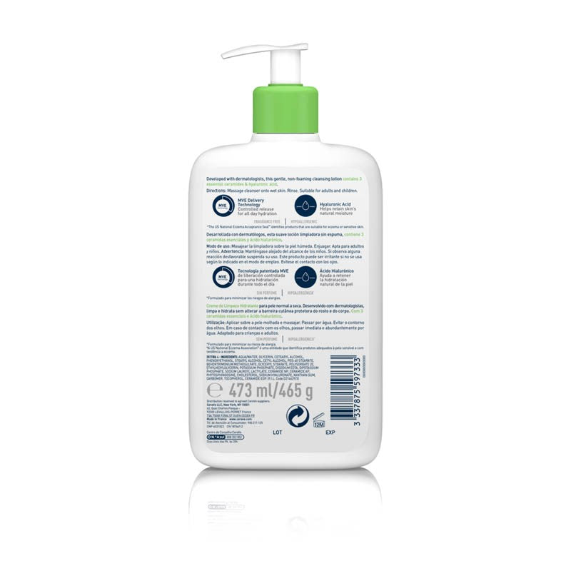 CERAVE Crema Limpiadora Hidratante 473ml-3