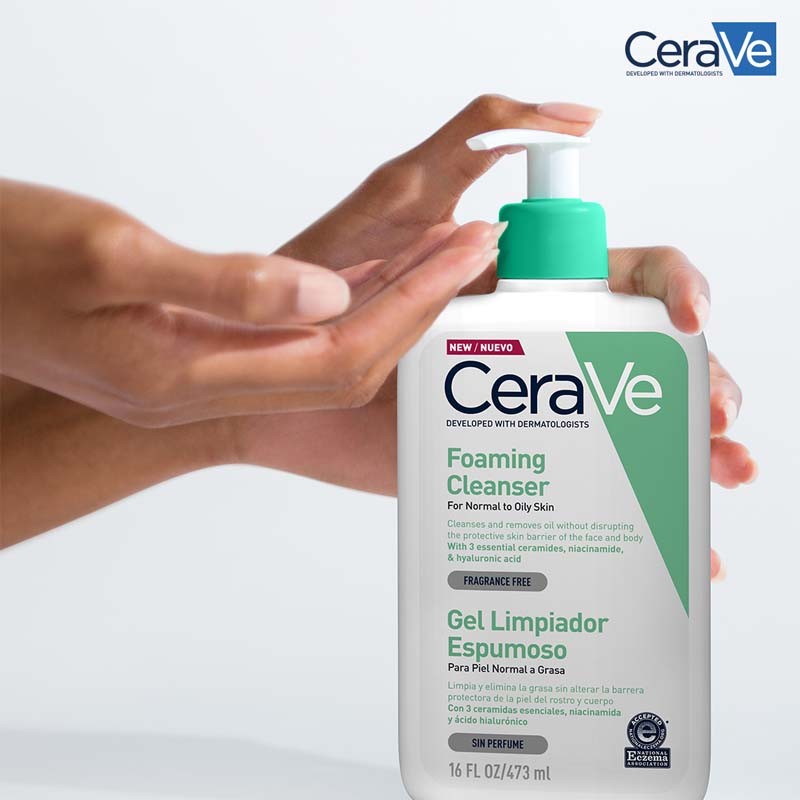 CERAVE Gel Limpiador Espumoso 473ml-11