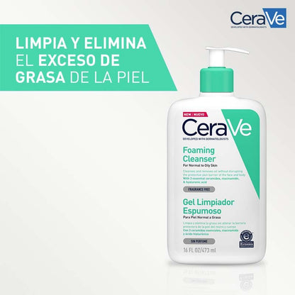 CERAVE Gel Limpiador Espumoso 473ml-5