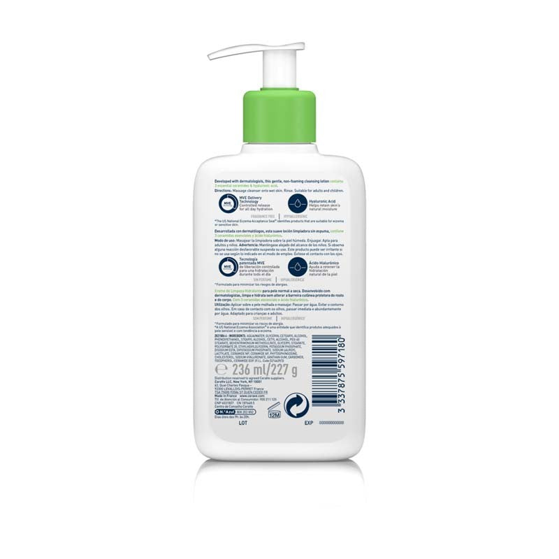 CERAVE Crema Limpiadora Hidratante 236ml-3