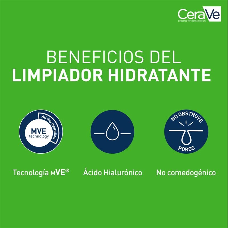 CERAVE Crema Limpiadora Hidratante 236ml-4