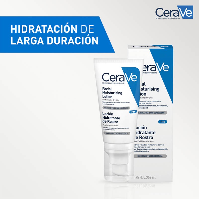 CERAVE Loción Hidratante De Rostro 52ml-5