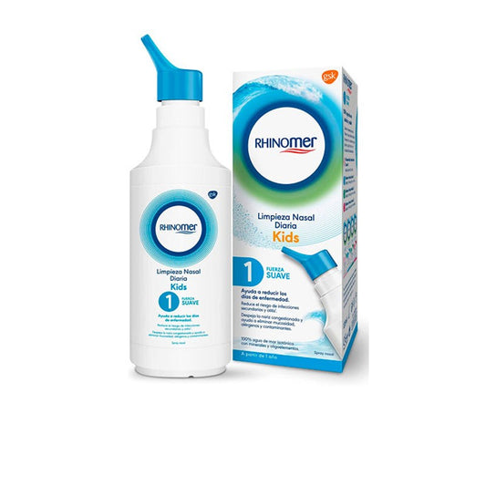 Nettoyant nasal quotidien RHINOMER pour enfants, force douce, 135 ml