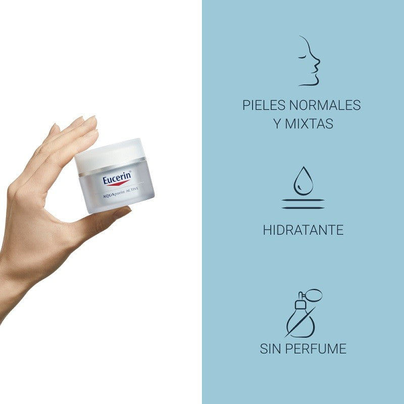 EUCERIN Aquaporin Active Piel Normal o Mixta 50ml-4