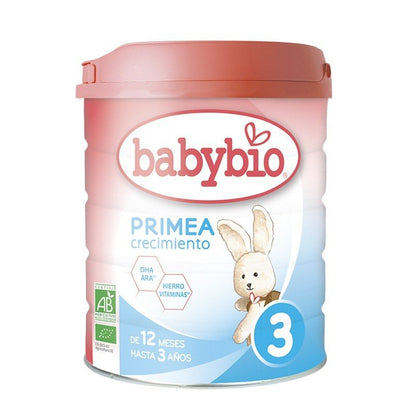 BABYBIO Primea 3 Leche de Crecimiento BIO +12m 800g-1