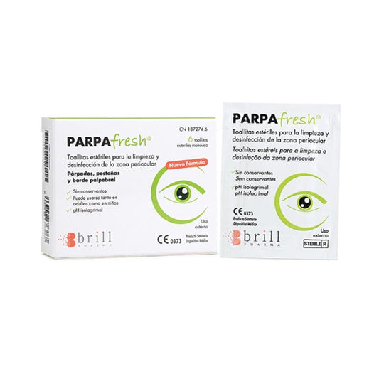 Parpafresh Toallitas Limpieza Párpados Estériles 6 unidades-1