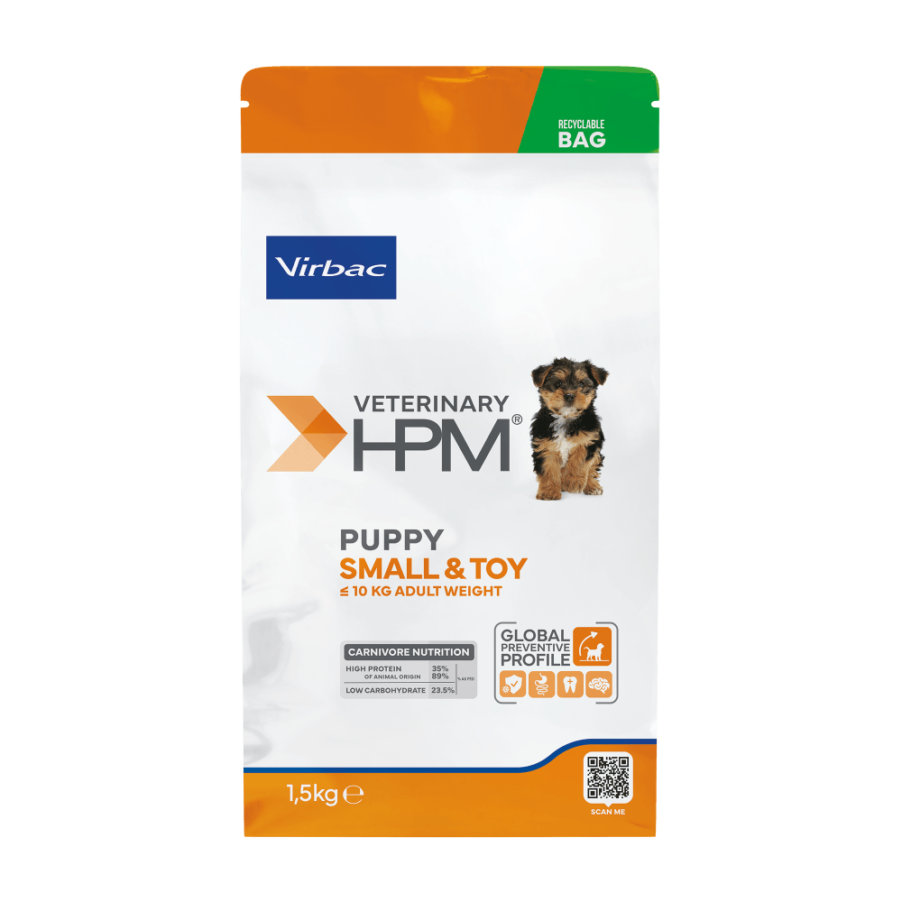 Virbac HPM Puppy Small & Toy Pienso Seco 1,5kg