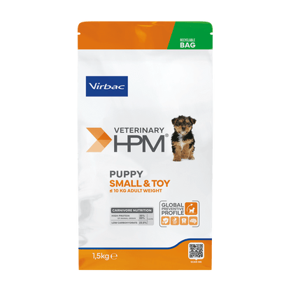 Virbac HPM Puppy Small & Toy Pienso Seco 1,5kg