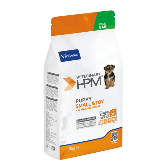 Virbac HPM Puppy Small & Toy Pienso Seco 1,5kg