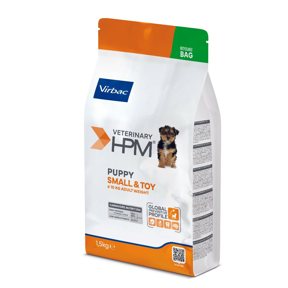 Virbac HPM Puppy Small & Toy Pienso Seco 1,5kg