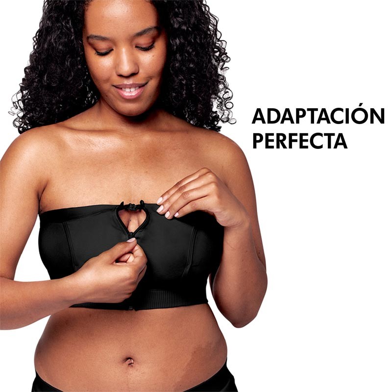 MEDELA Top Extracción Hands-Free Negro Talla L tallas-3