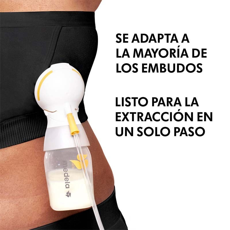 MEDELA Top Extracción Hands-Free Negro Talla L tallas-5