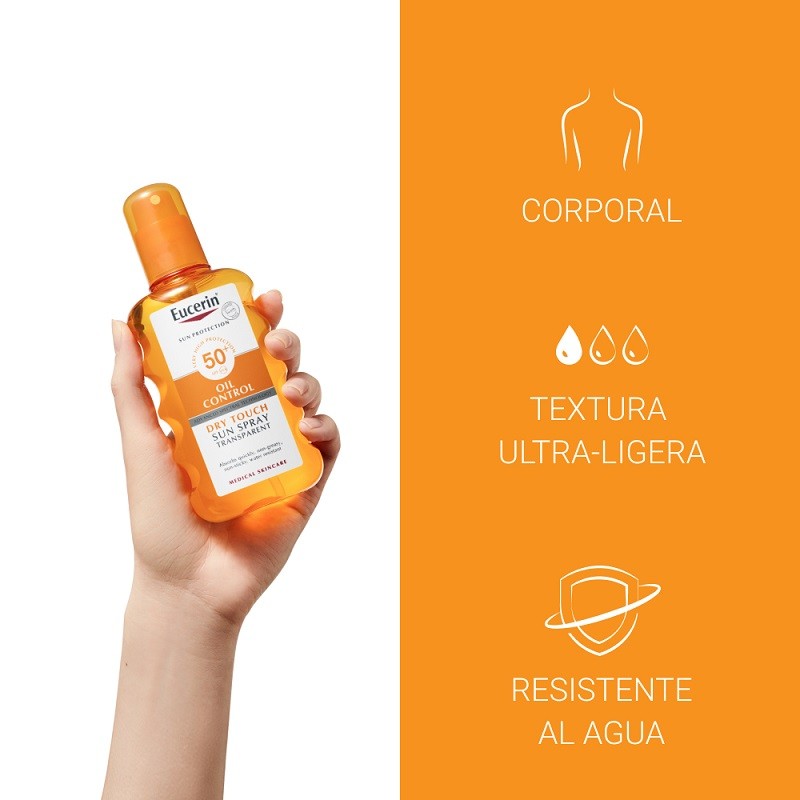 EUCERIN Sun Spray Transparente SPF 50 (200ml)-3
