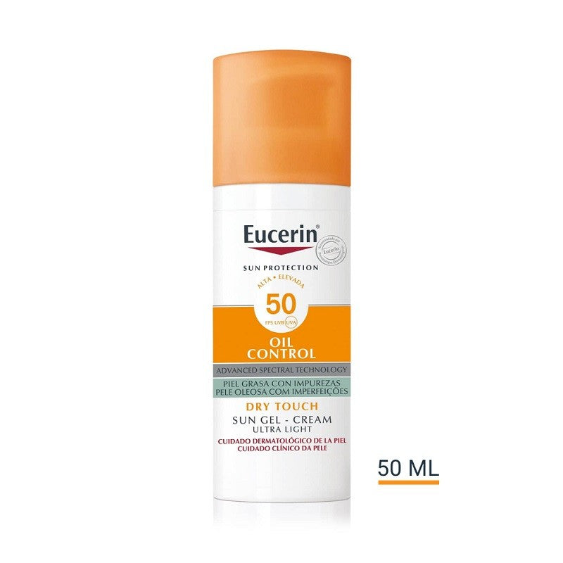 EUCERIN Sun Gel-Creme Oil Control Dry Touch PFS50+ 50ml-2
