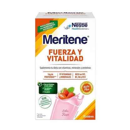 MERITENE Fuerza y Vitalidad Fresa 15 sobres-1