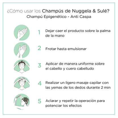 NUGGELA & SULÉ Champú Epigenético Anti Caspa 2x250ml-5