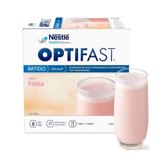 OPTIFAST Batido Fresa 12 Sobres de Nestlé-1