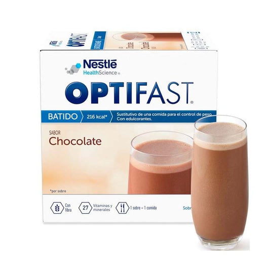 OPTIFAST Batido Chocolate 12 Sobres de Nestlé-1