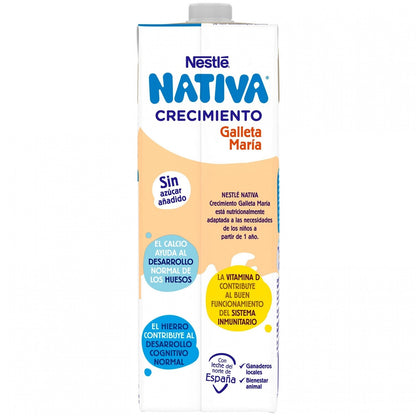 NATIVA 3 Crecimiento Galleta María 1L Nestlé-4
