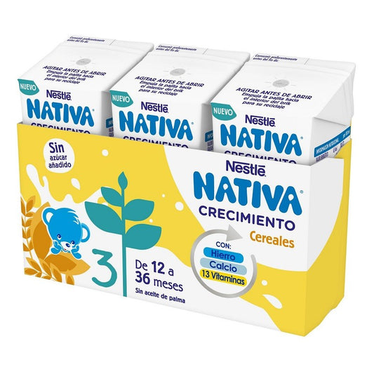 NATIVA 3 Crecimiento Cereales 3x180ml Nestlé-1