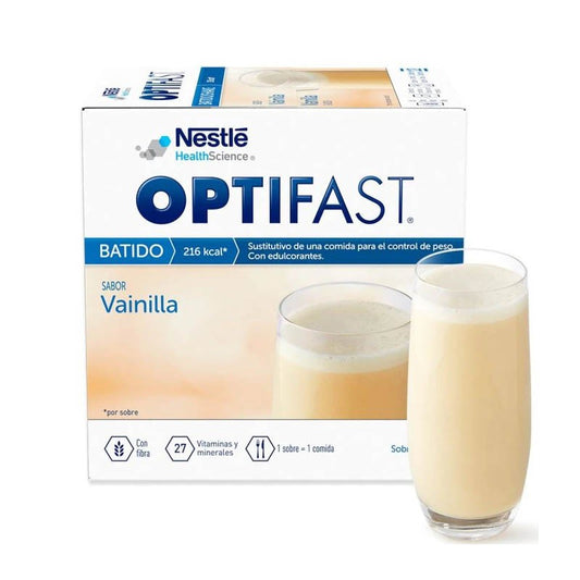 OPTIFAST Batido Vainilla 12 Sobres de Nestlé-1