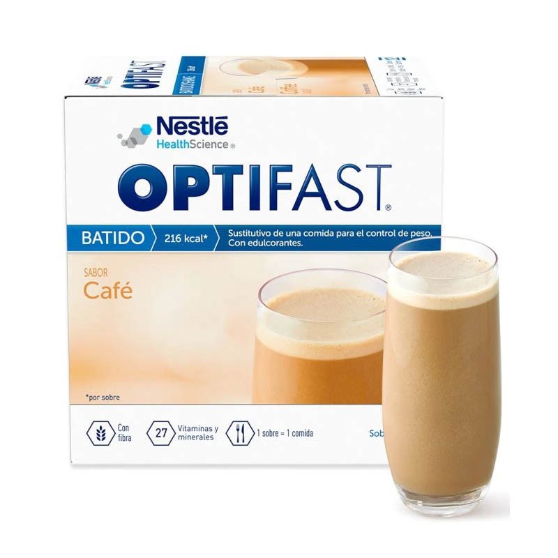 OPTIFAST Batido Café 12 Sobres de Nestlé-1