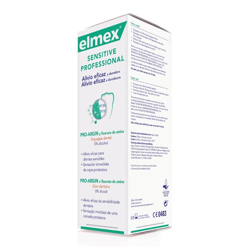 ELMEX Sensitive Profesional Enjuague Bucal 400ml-2